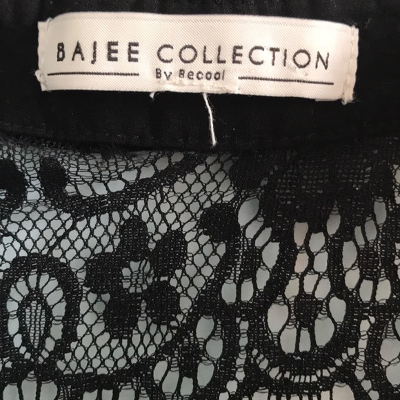 Semi-casual collared button up black tank top - Picture 3 of 3